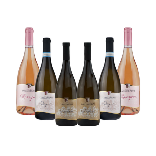 Probierpaket – Casello Bondoni Rosé & Weiß (3×2 Flaschen)