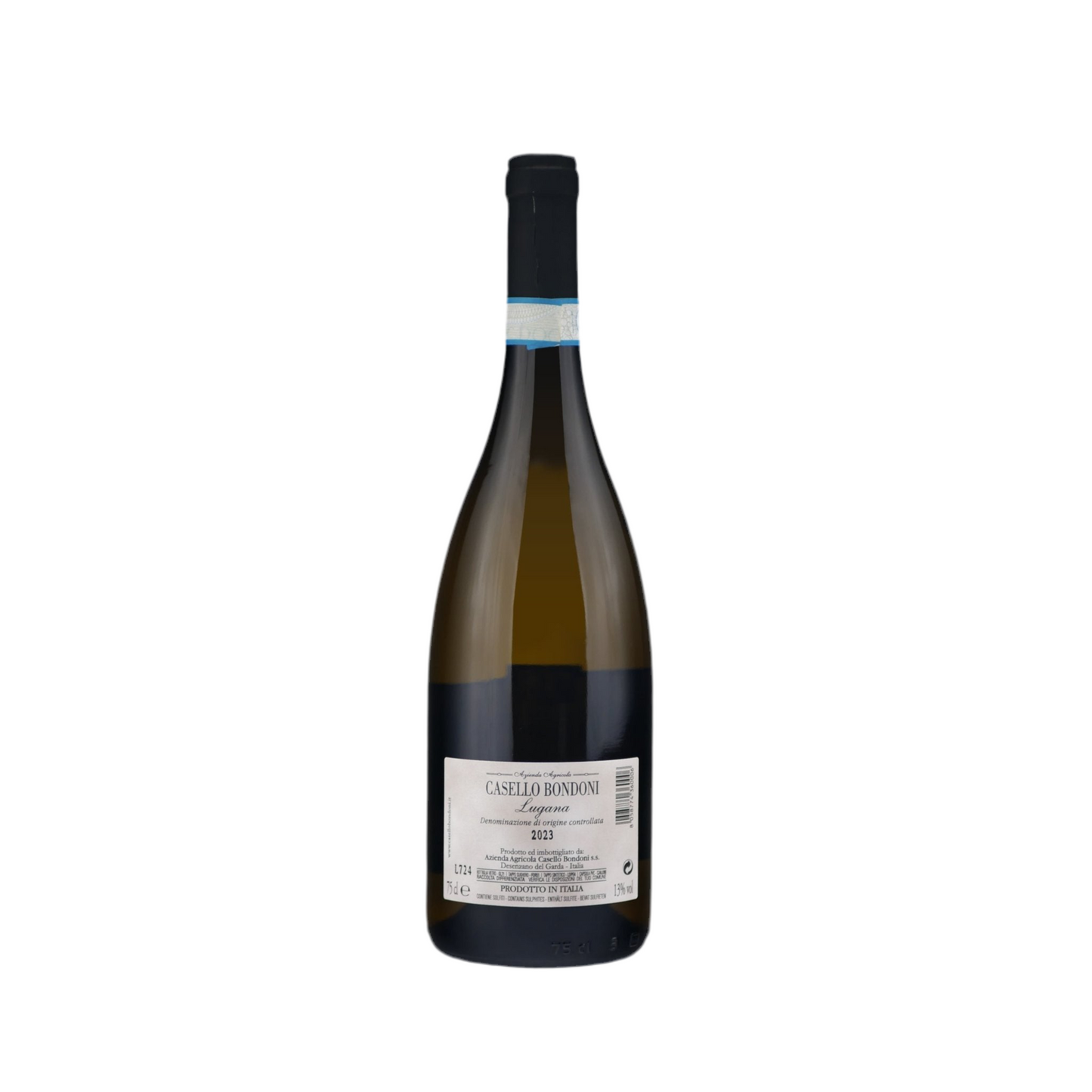 Casello Bondoni Lugana Gardasee Weißwein 750ml geschmacklich floral und fruchtig backside