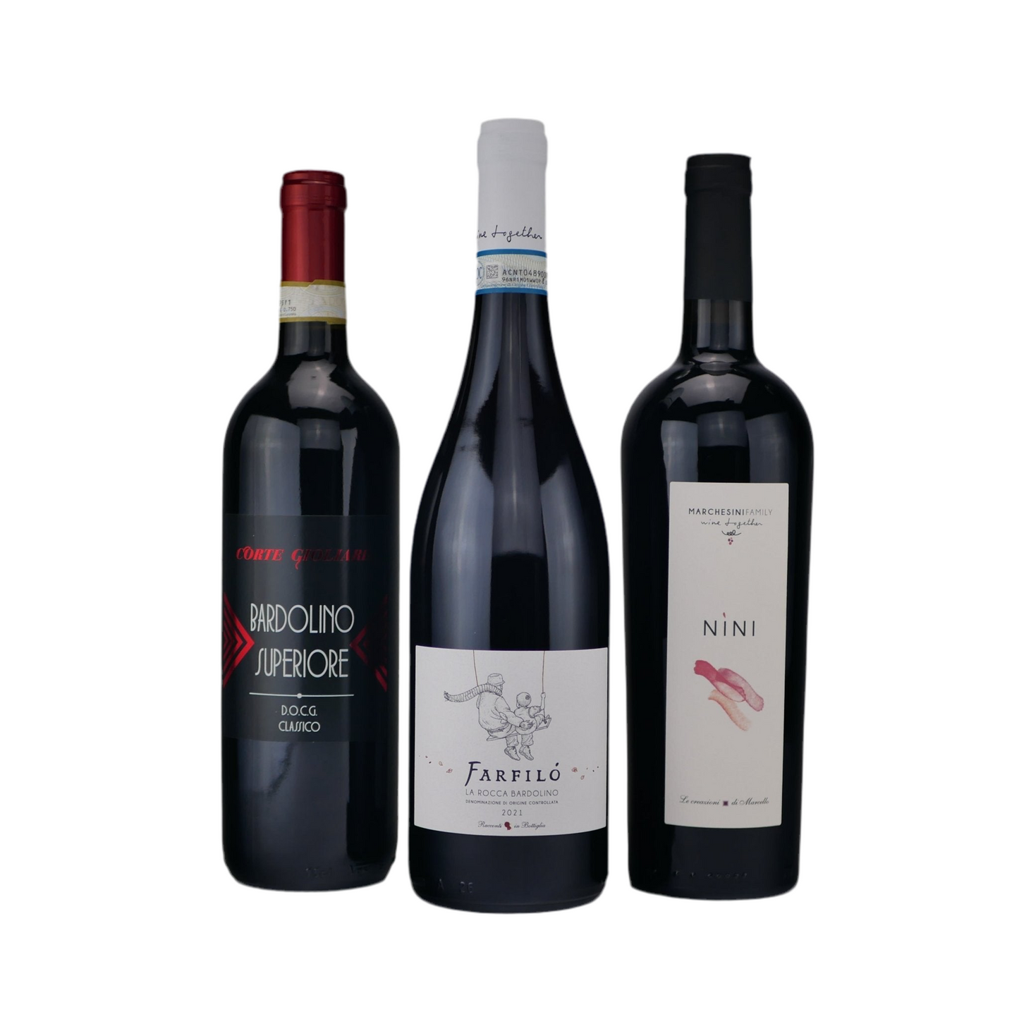 Deluxe Box Rotwein Bardolino Superiore Nini Corte Gioliare Marchesini Family Rotwein