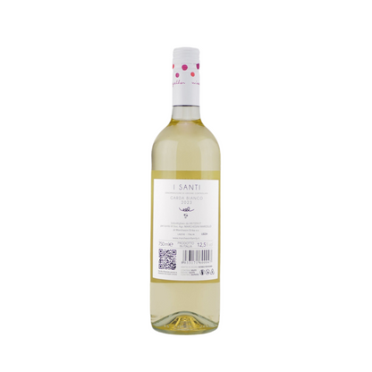 I Santi Garda Bianco D.O.C. - Marchesini Family Weißwein fruchtig süß harmonisch garadasee Bardolino 750ml flasche backside